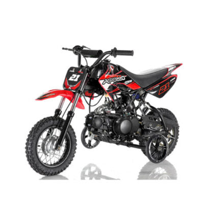 Apollo 70cc Kids Dirt Bike with Training Wheels